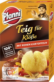 Pfanni Dough for Dumplings with Raw Potatoes