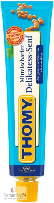 Thomy Delicacy Mustard Medium Hot 3.38 fl.oz Tube