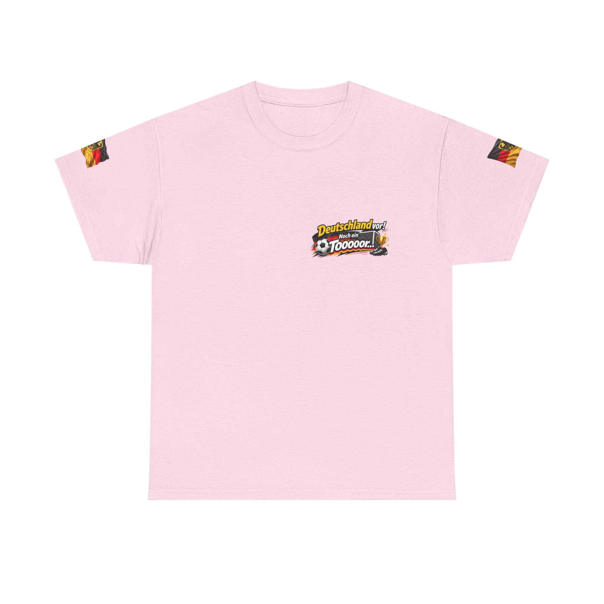 Soccer Fans T‑Shirt — "Deutschland vor! Noch ein Toooor" German Flag Tee