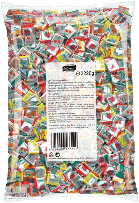 Boehme Fruit Flavored Caramels 4.89 lbs