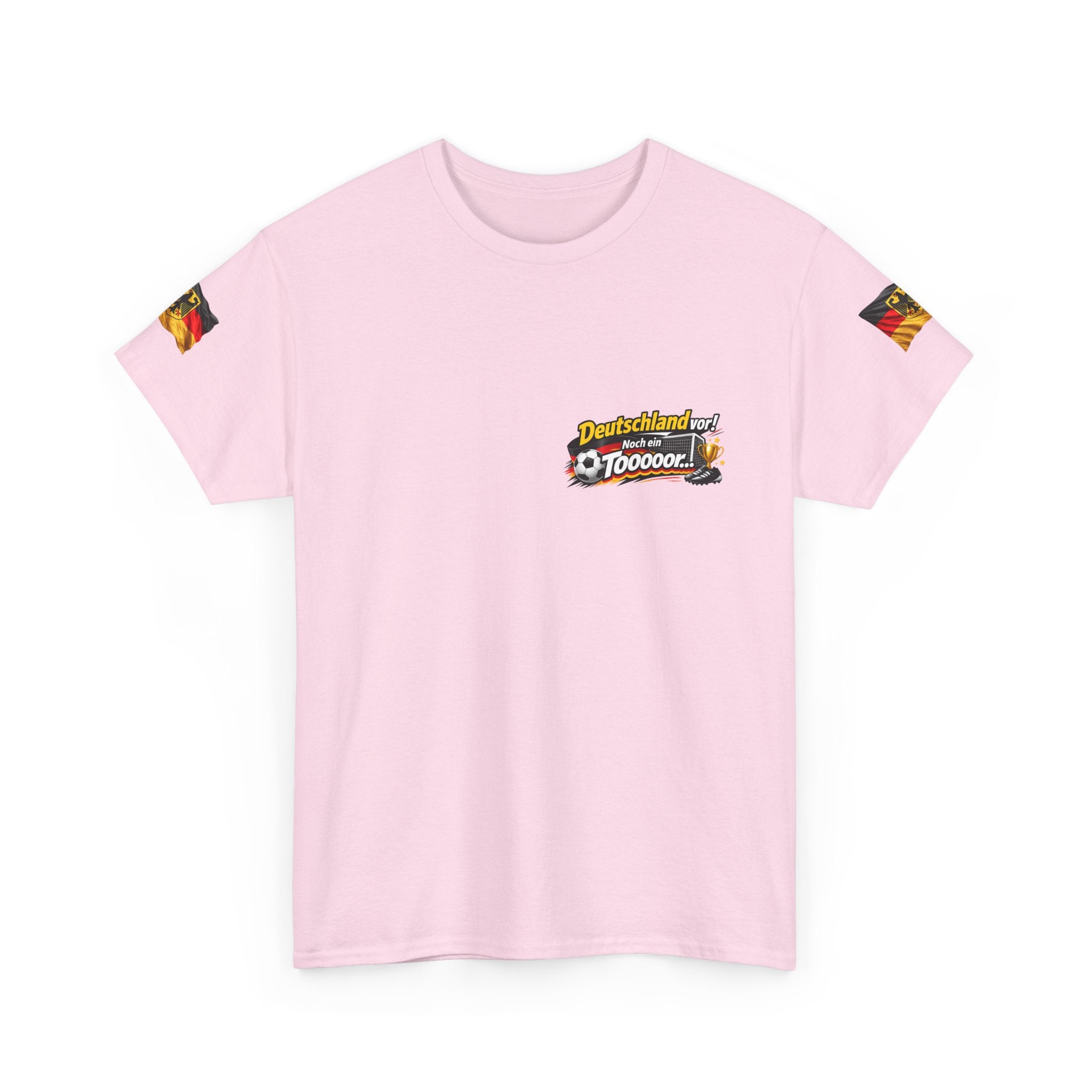 Soccer Fans T‑Shirt — "Deutschland vor! Noch ein Toooor" German Flag Tee