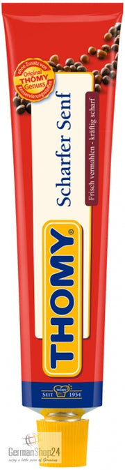Thomy Hot Mustard 3.38 fl.oz Tube