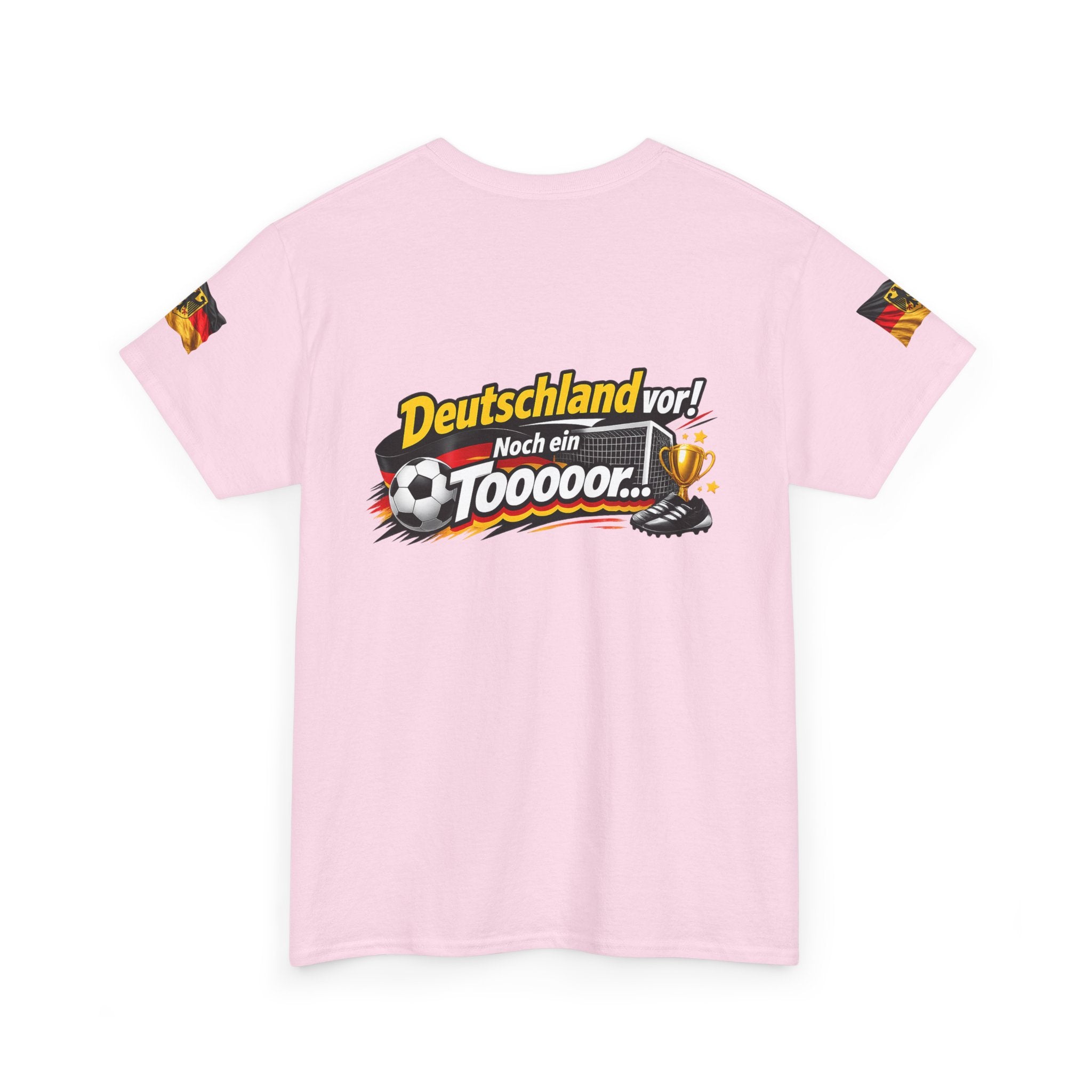 Soccer Fans T‑Shirt — "Deutschland vor! Noch ein Toooor" German Flag Tee