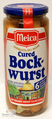 Meica Cured Bockwurst, 6 Pcs
