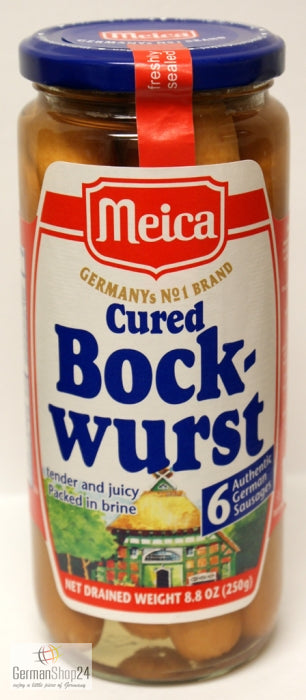 Meica Cured Bockwurst, 6 Pcs