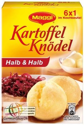 Maggi Potato Dumplings Half & Half 6 Pcs