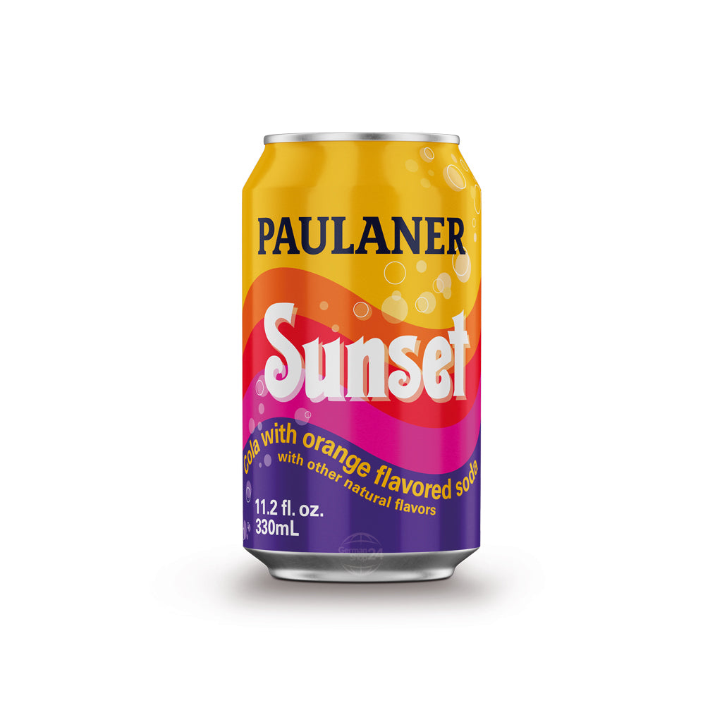 Paulaner Sunset – German Spezi – Case of 24 Cans