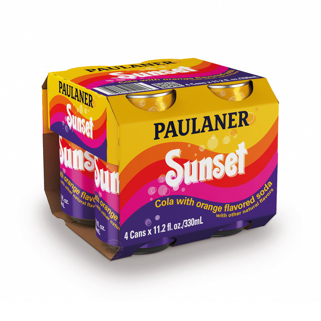 Paulaner Sunset – German Spezi – Case of 24 Cans