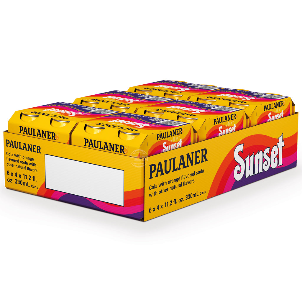 Paulaner Sunset – German Spezi – Case of 24 Cans