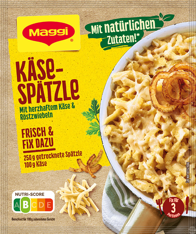 Maggi Fix for Cheese Spaetzle
