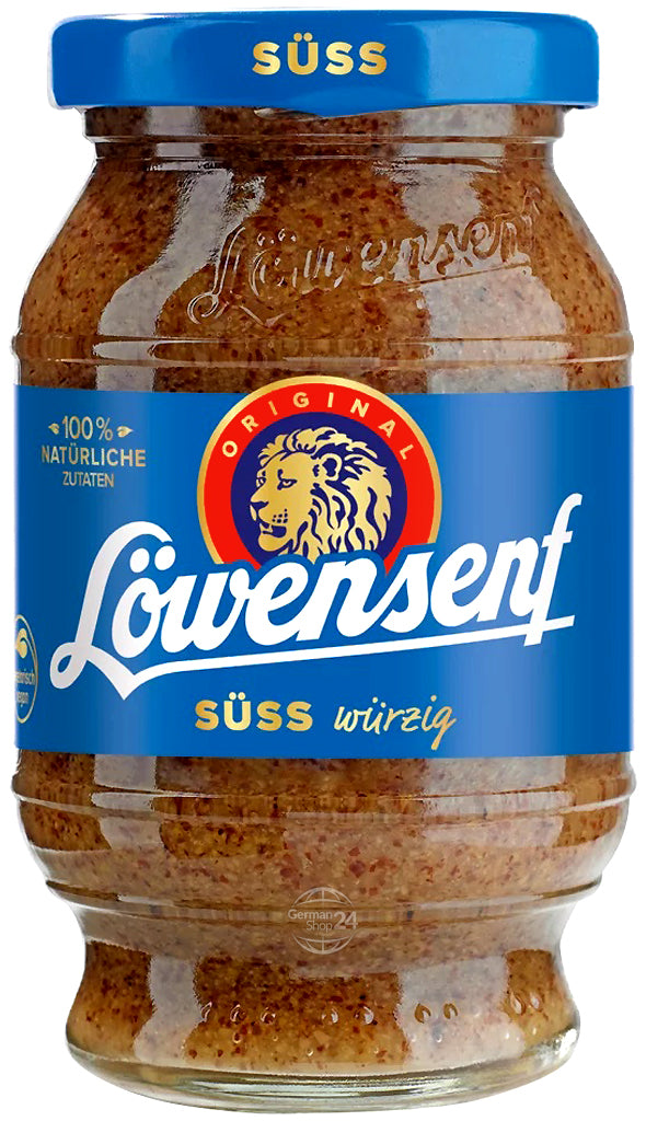 Loewensenf Bavarian Sweet Mustard 8.45 fl.oz Jar