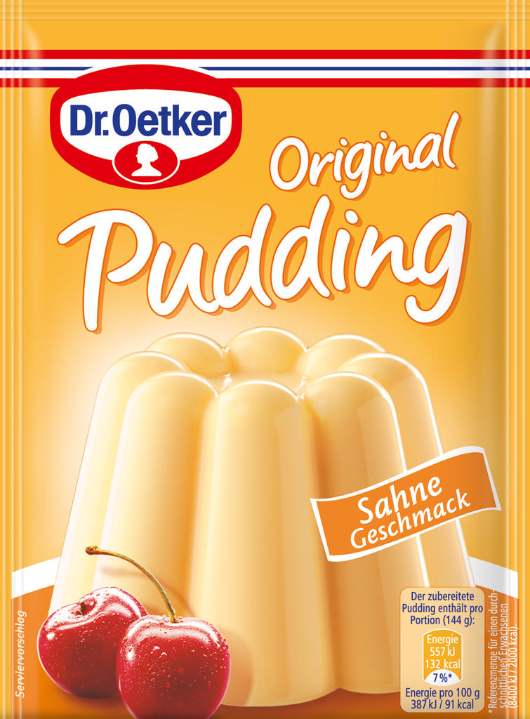 Dr. Oetker Original Pudding Cream Flavor 3-Pack