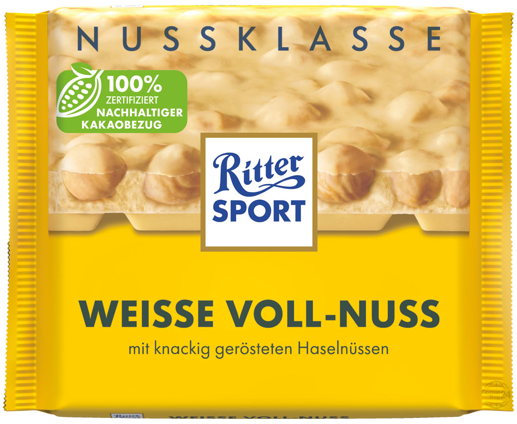 Ritter Sport White Whole Hazelnuts 3.53 oz