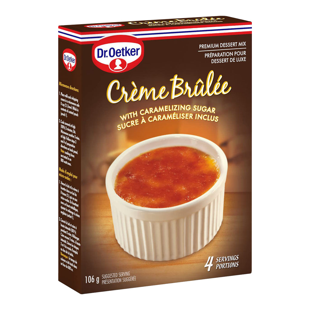 Dr. Oetker Creme Brulee with Caramelizing Sugar