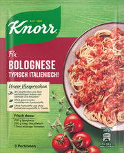 Knorr Fix for Bolognese Typical Italian!