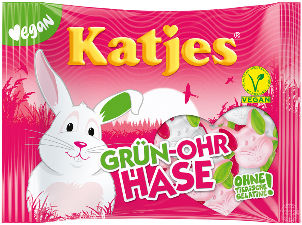 Katjes Green-Eared Bunny 6.17 oz Bag