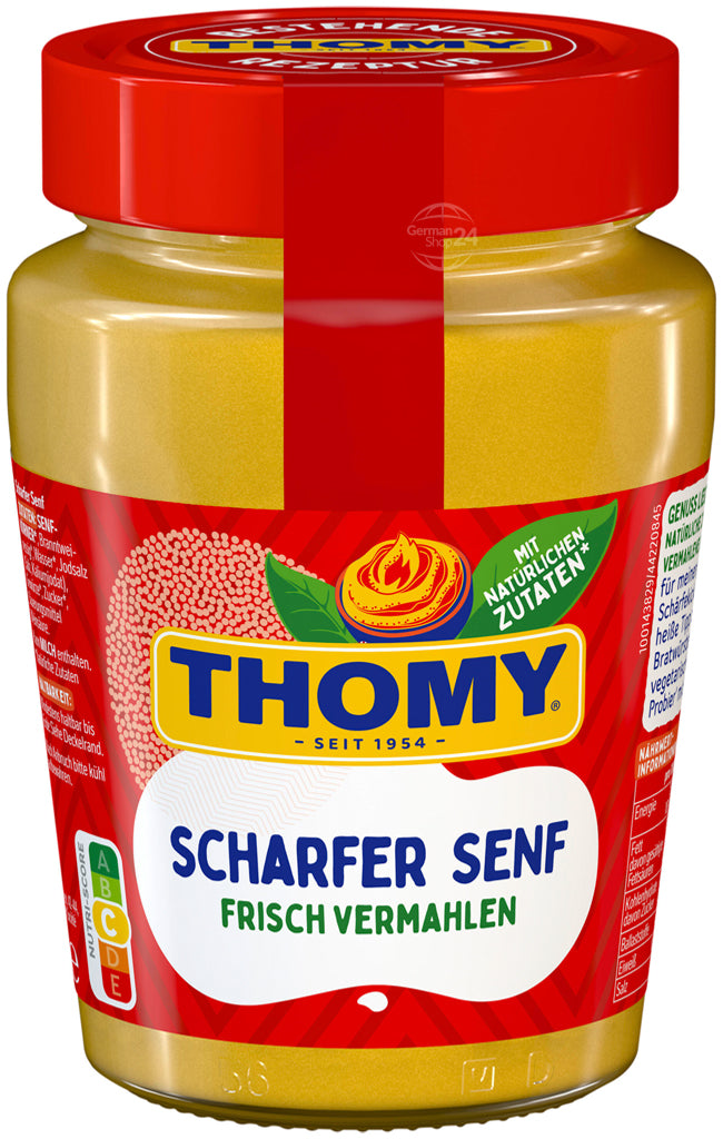 Thomy Hot Mustard 8.45 fl.oz Jar