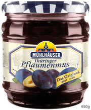 Muehlhaeuser Original Thuringian Plum Butter 15.9 oz Jar
