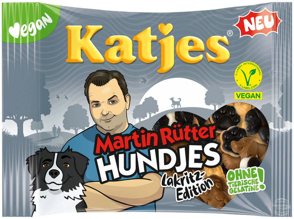 Katjes Martin Ruetter Hundjes Licorice Edition 6.17 oz Bag