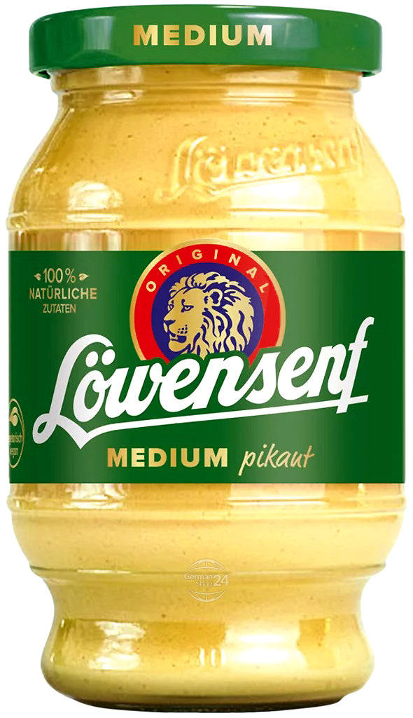 Loewensenf Medium Piquant 8.45 fl.oz Jar