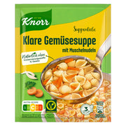 Knorr Suppenliebe Clear Vegetable Soup with Shell Pasta
