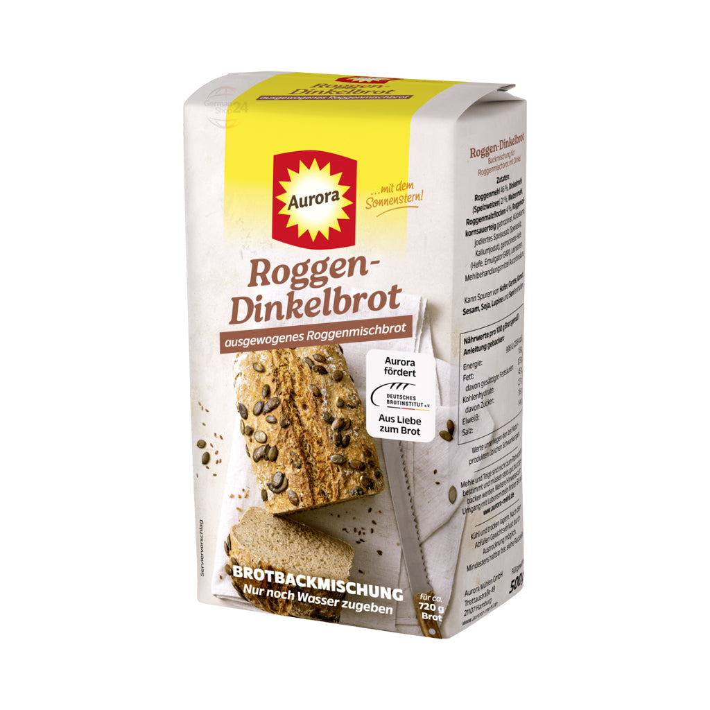 Aurora „Roggen-Dinkelbrot“ German-Style Rye & Spelt Bread Baking Mix
