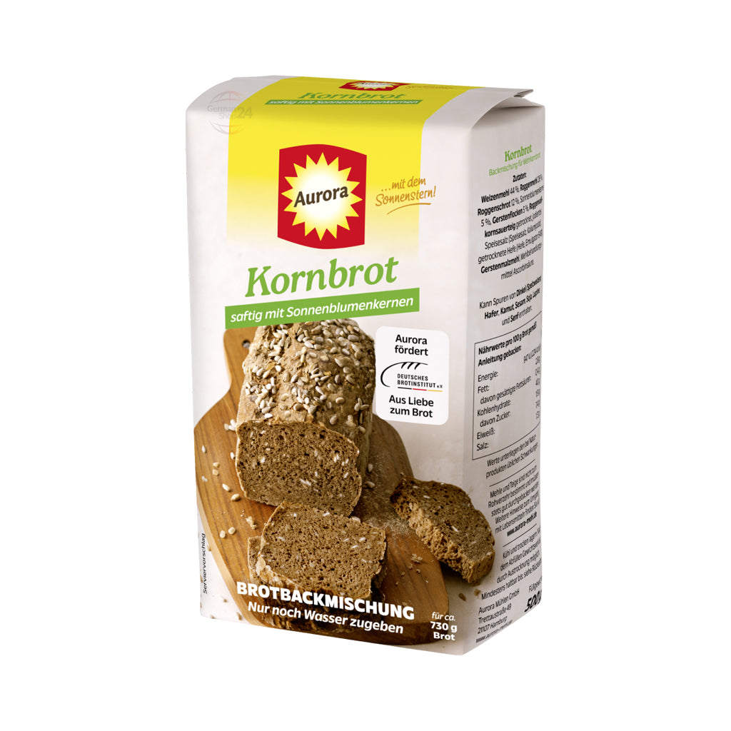 Aurora „Kornbrot“ German-Style Multigrain Bread Baking Mix