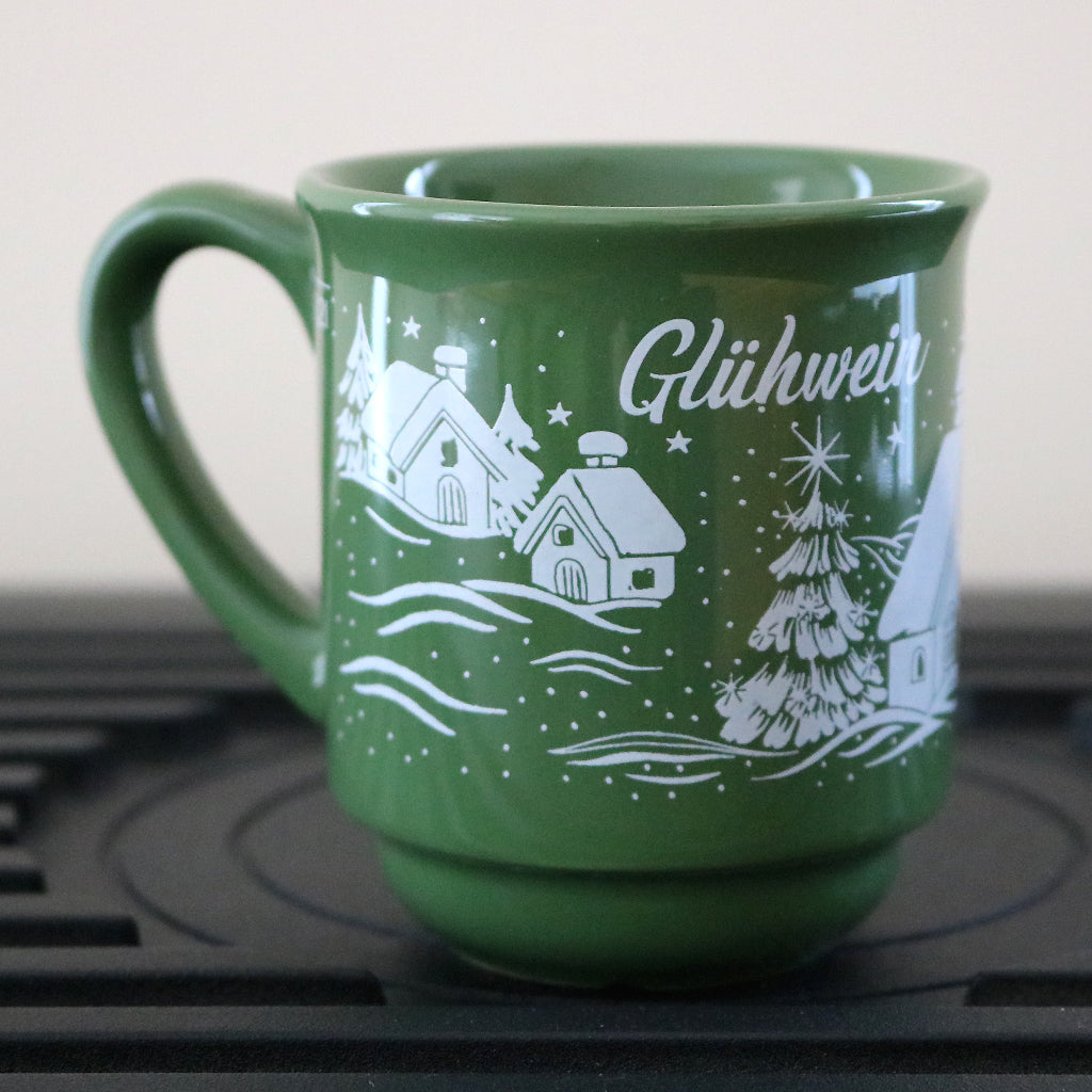 Ceramic Mulled Wine Mug „Dark Green“