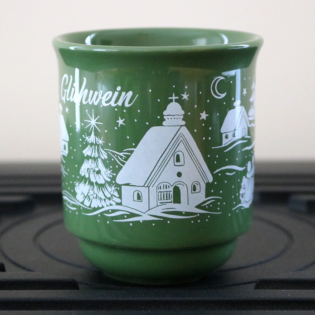 Ceramic Mulled Wine Mug „Dark Green“