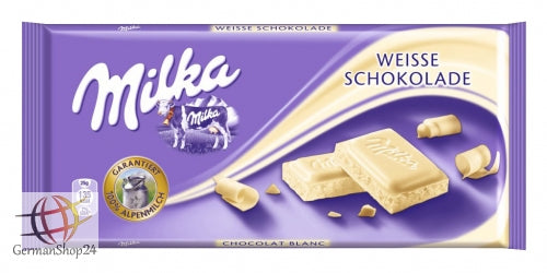 Milka White Chocolate 3.17 oz Bar